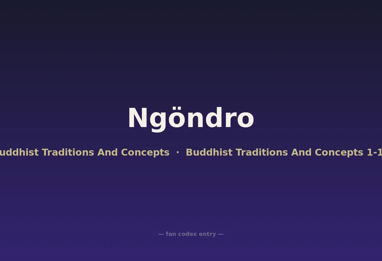 Ngöndro